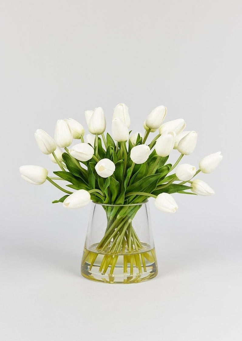 Faux Tulip Arrangement - 12"