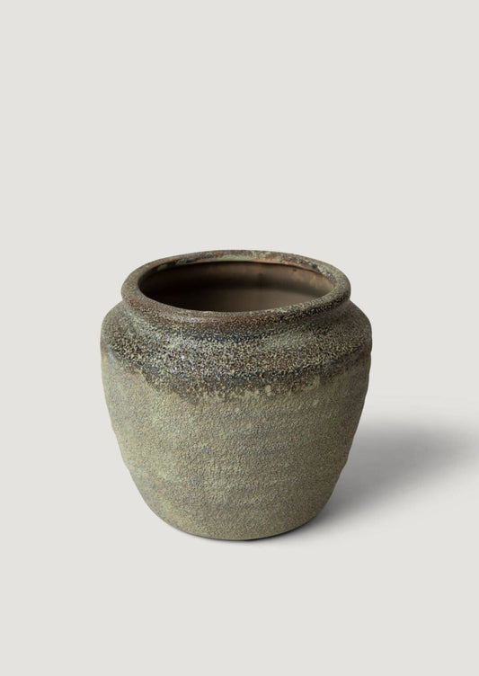 Earthy Ceramic Planter Pot - 6.25"